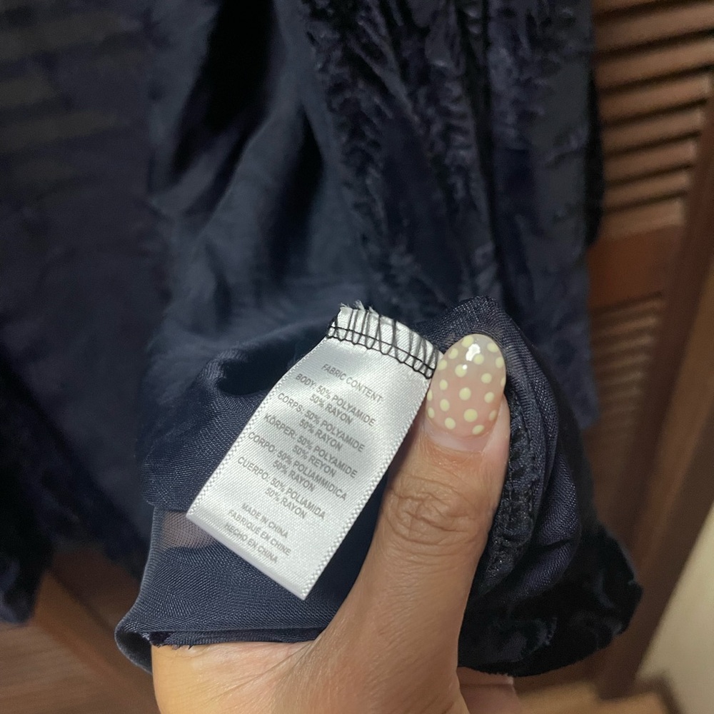 Anthropologie Velvet Cocoon Kimono One Size - Picture 5 of 8